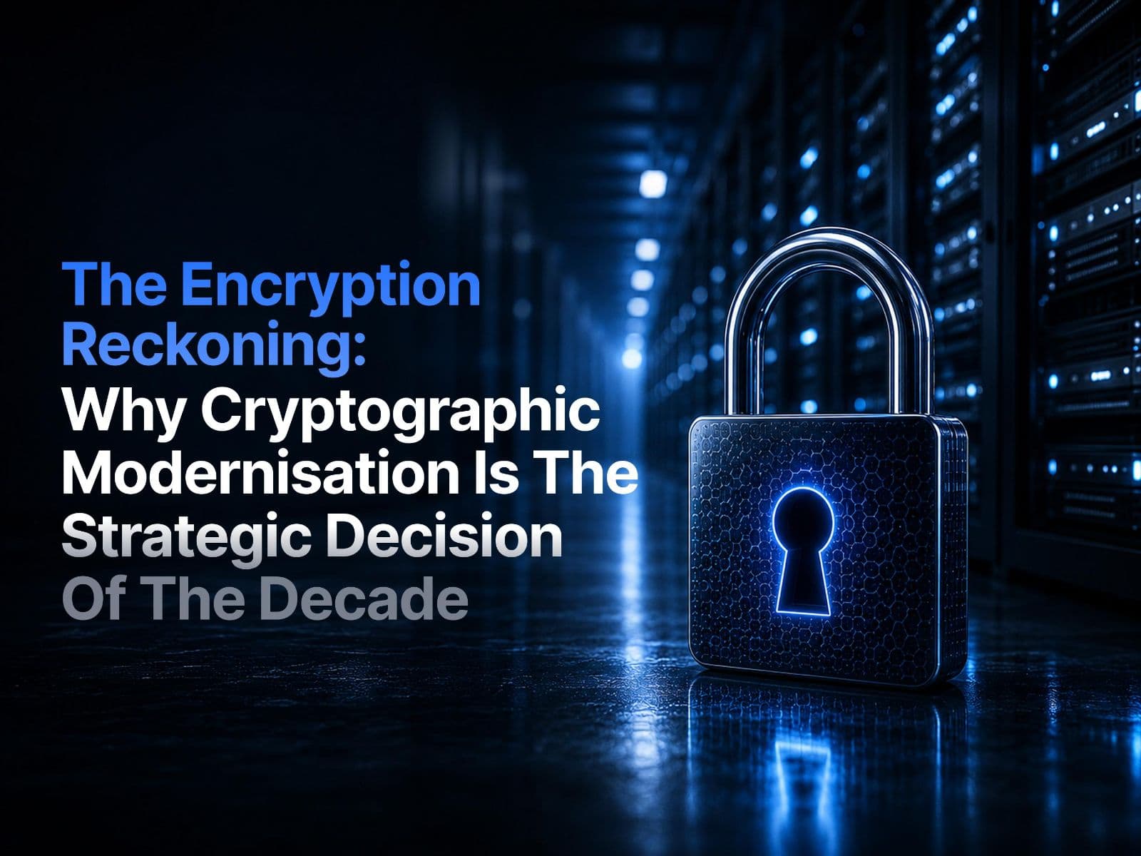 The Encryption Reckoning: Why Cryptographic Modernization Is the Strategic Decision of the Decade